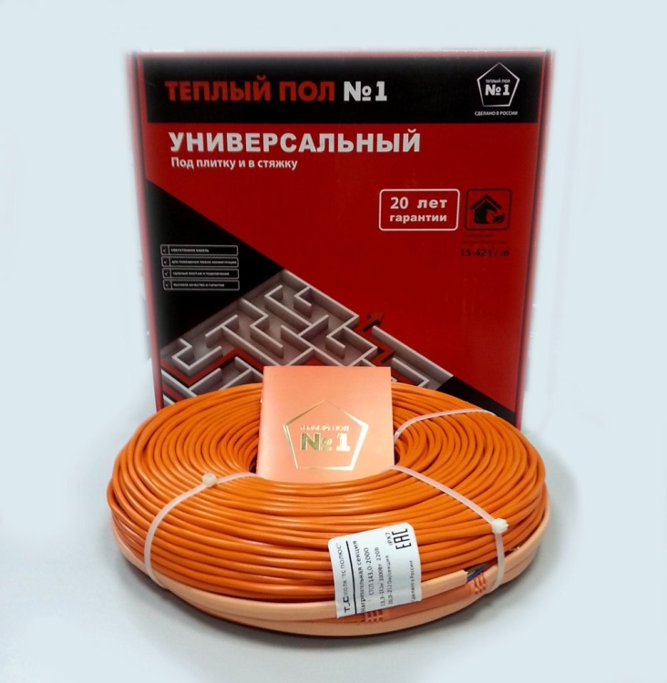Нагревательная секция  "Теплый пол №1" СТСП-90,0-1600