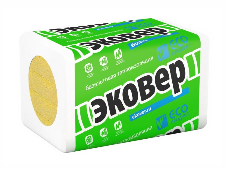 Утеплитель Эковер Кровля Низ 100 1000х600х50 мм, 8 шт. уп
